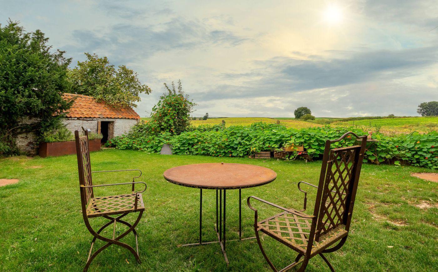 Le coin détente au jardin